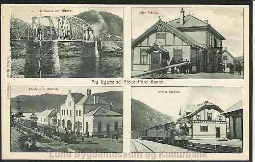 Stasjoner Flekkefjordsbanen